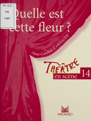 cover image of Quelle est cette fleur ?